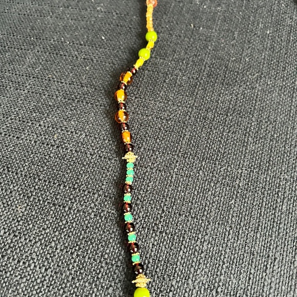 Multi color beaded necklace - Picture 3 of 4